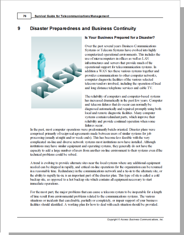 disaster preparedness